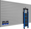 SMARTSTANDARD Heavy Duty PVC Slatwall Panels 4x8 ft, Interlocking Garage Wall by SMARTSTANDARD