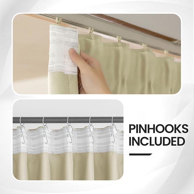 Room Divider Curtains for Ceiling Track System or Rod - Image 3