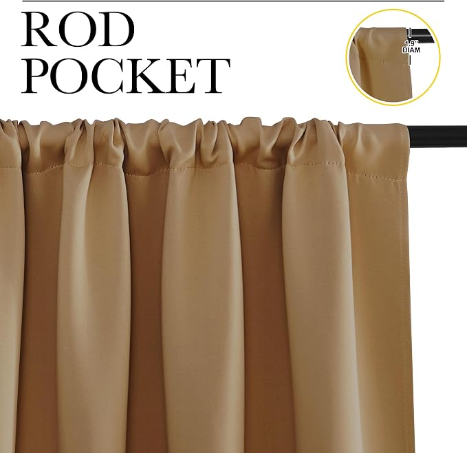 NICETOWN Room Darkening Curtains - Image 2