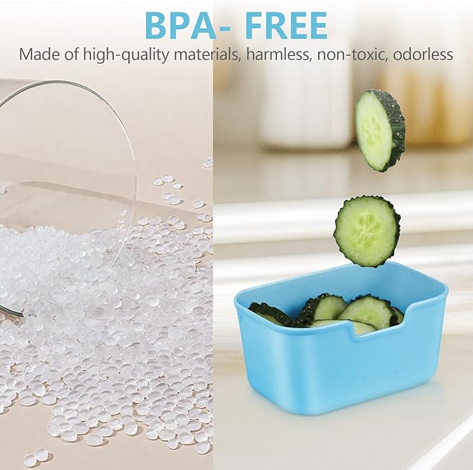 Small Snack Box Container, Divided Serving Tray with Lid, 4 Compartment Snack Box Container for Candy, Fruits, Charcuterie, Travel & Parties, BPA-Free, 2 Pack (Hand Wash Only)
