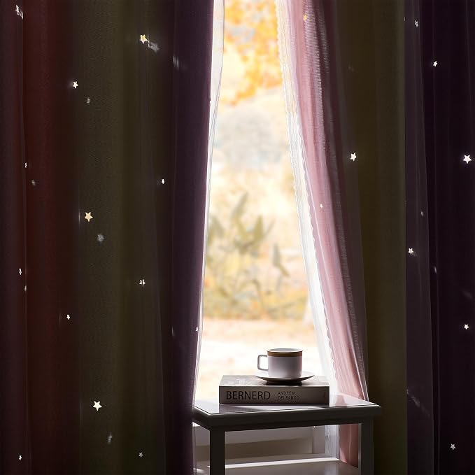 XiDi Pink Blackout Curtains for Bedroom Decor - Image 9