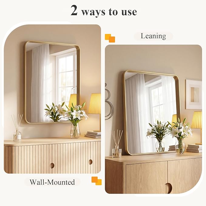 NEWBULIG 24X30 Inch Bathroom Mirror - Image 6