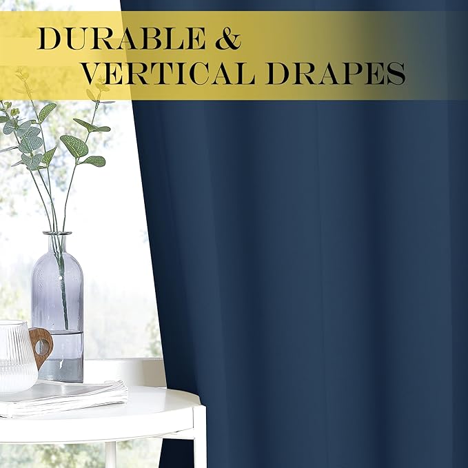NICETOWN 66 Inch Long Blackout Curtains - Image 6