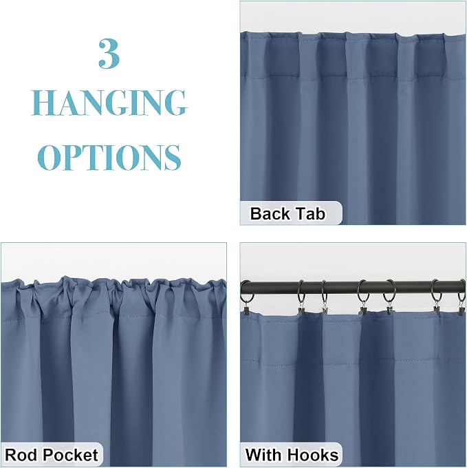 RYB HOME Coastal Blackout Curtains - Image 2