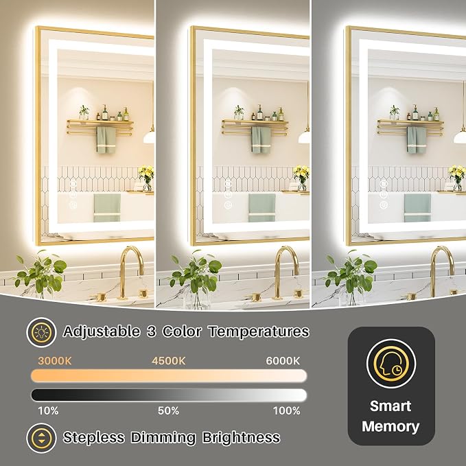 24x36 Inch LED Bathroom Mirror - Image 5