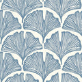 Tempaper x Novogratz Waverly Blue Feather Palm Removable Peel and Stick by TempaperCo