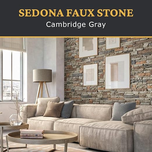 AZ Faux High-Density Polyurethane Faux Stone Interlocking Right Endcap - Image 2