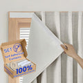Self-Adhesive Complete 100% Blackout Curtain by Sovtfides