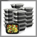 Meal Prep Containers [150 Set] x [16 oz] with Lids, 1 compartment, Stackable, Reusable, Leakproof, Food Safe, Microwave, Freezer & Dishwasher Safe for Food Prep Storage Bento (150 Set, 16 oz)