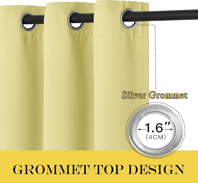 NICETOWN Patio Blackout Curtain Panels - Image 5