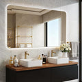 EOGOW Backlit Mirror for Bathroom, Stepless Dimmable, 3 Color Lights, High Lumen by EOGOW