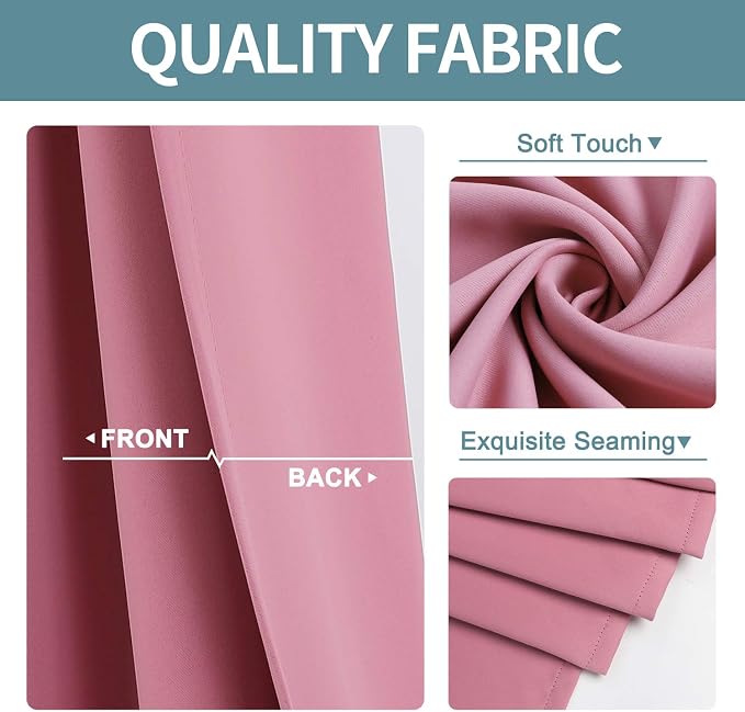 ChrisDowa Blackout Curtains 108 Inches Long - Image 3