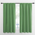 NICETOWN Blackout Curtains for Living Room, Froest Green, 2 Panels, 42 by 63 by NICETOWN