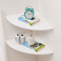 Corner Shelves, Round End Wall Mount by Coamily