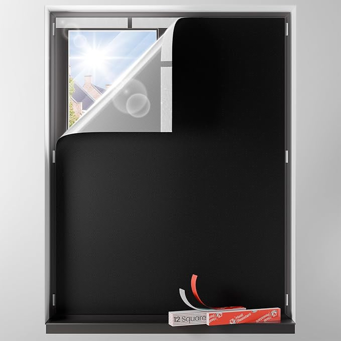 Sumobaby Blackout Curtains for Bedroom Portable 50"x64", No Drill Blackout by Sumobaby