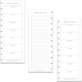 BetterNote Skinny Menu Grocery List Refills for Discbound Notebooks, Fits Levenger Circa, Happy Planner, TUL, Staples Arc, InkWell Press, Half Sheet Page, Classic (11-Disc, 4.25"x11")