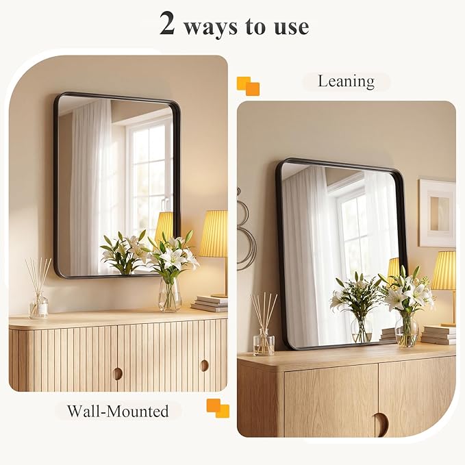 NEWBULIG 24X32 Inch Bathroom Mirror - Image 6