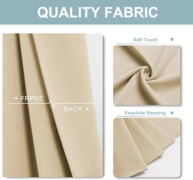ChrisDowa Blackout Curtains 54 inches Long - Image 3