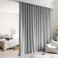 Room Divider Curtains, Back Tab Extra Wide Theater Curtains by KNEOQIT
