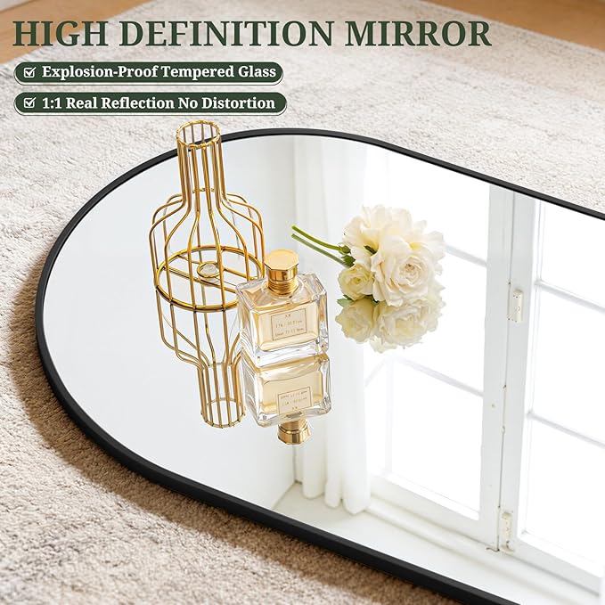 Mirror Full Length 58"x19" Full Body Floor Mirror - Image 5