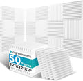 50 Pack Sound Proof Foam Panels by Knightsacoustic
