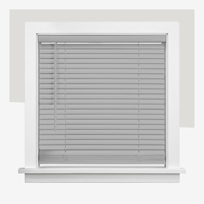 CHICOLOGY Cordless Mini Blinds for Indoor Windows, 28.25" W x 48" H, Light by CHICOLOGY
