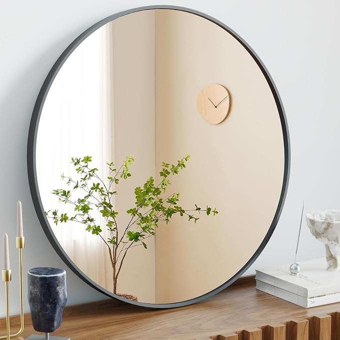 Sweetcrispy 30in Round Bathroom Mirrors - Image 2