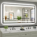 66x36 Inch LED Bathroom Mirror by Briivuemodernmirrors