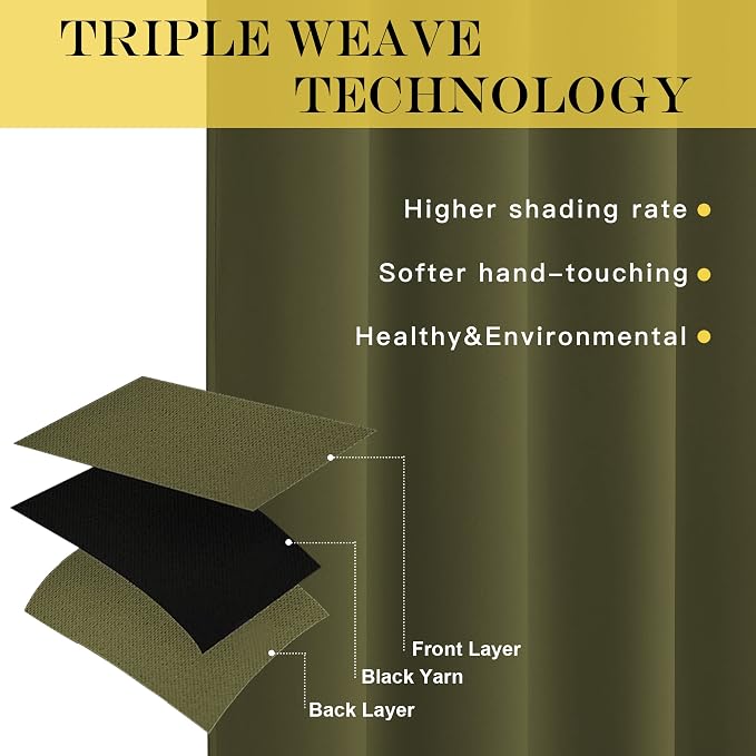 NICETOWN Blackout Room Divider Curtains - Image 4