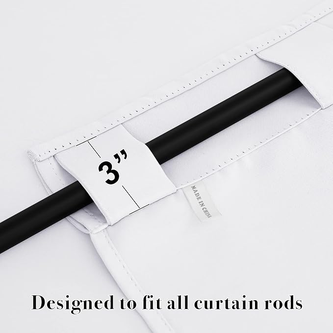 RYB HOME Small Curtains for Bedroom, Window Shades Thermal Insulating Privacy - Image 5