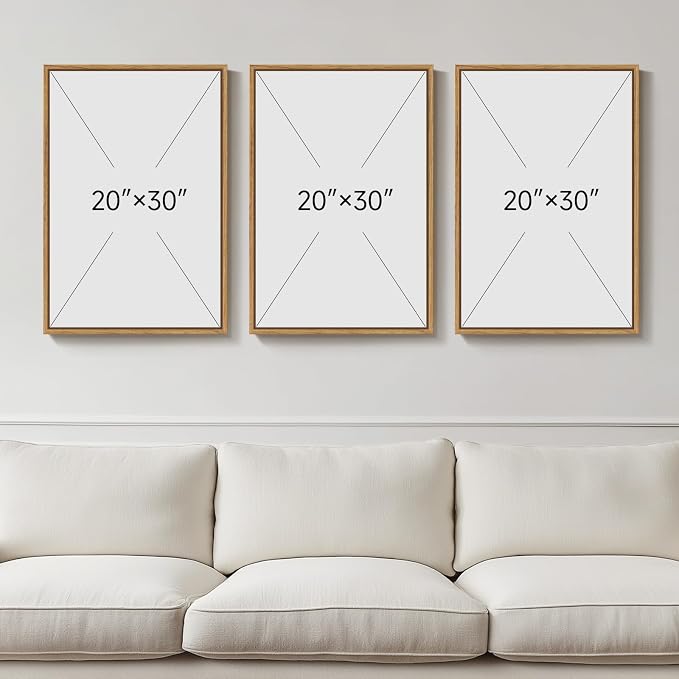 Framed Vintage William Morris Canvas Wall Art Set of 3, Nature Rustic Botanical - Image 8