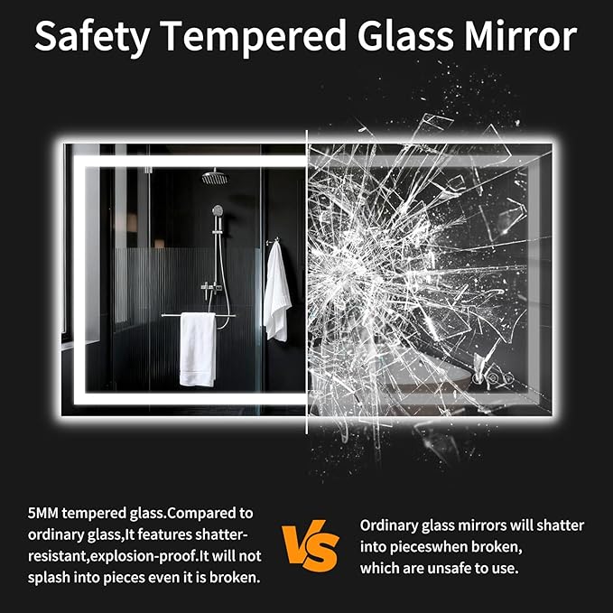30"x48" LED Bathroom Mirror - Image 6