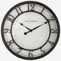 Presentime & Co 10" Farmhouse Series Wall Clock, Vintage Style, Retro Clock by Presentime