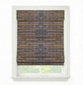 Cordless Woven Wood Roman Shades, 28W x 72H, Hatteras Cocoa, Sizes 20-72 Wide by FirstRateBlinds
