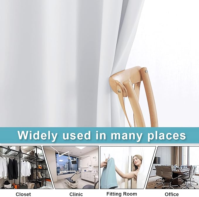 RYB HOME Privacy Curtain for Sliding Glass Door, Light Block Noise Reduce - Image 5
