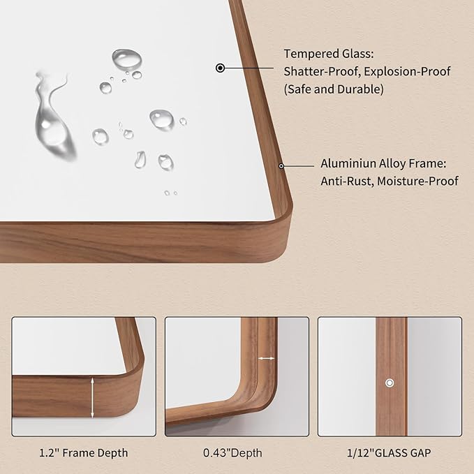 LOAAO 77X36 Inch Bathroom Mirror - Image 5