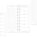 BetterNote Skinny Menu Grocery List Refills for Disc Notebooks, Fits Levenger Circa, Happy Planner, TUL, Staples Arc, InkWell Press, Half Sheet Page, Classic (9-Disc, 3.5"x9.25")
