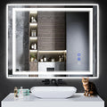 40"x32" LED Bathroom Mirror by INFINIGLASS