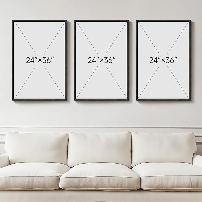 Large Framed Green Abstract Wall Art - Image 3