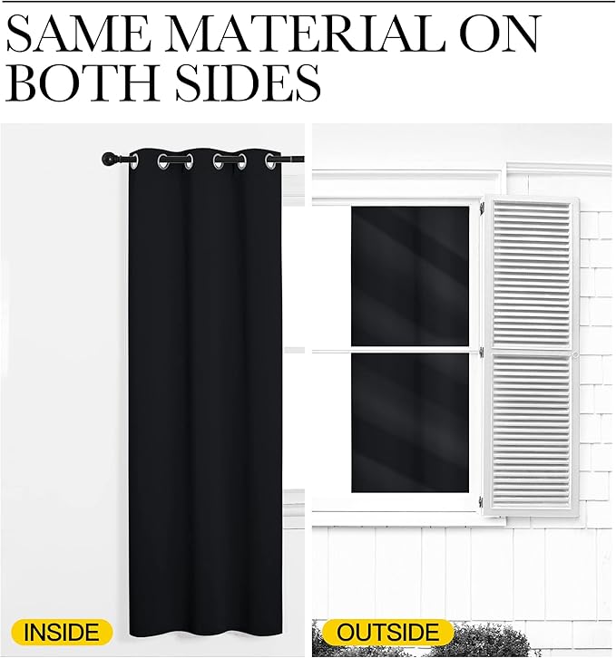 NICETOWN Door Curtain 80 Inch Length - Image 6