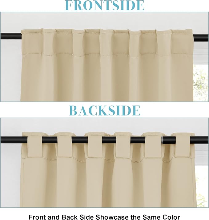 RYB HOME Small Window Curtains - Image 3