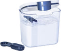 ProKeeper 1 Quart Airtight Powdered Sugar Storage Container – Grey,BPA-Free Plastic,(Pack of 12)