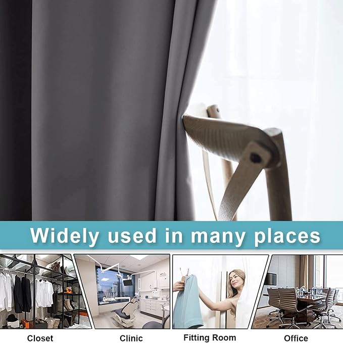 RYB HOME Room Divider Curtains - Image 4