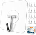 GLUIT Adhesive Wall Hooks for Hanging Heavy Duty 22 lbs Hooks for Walls No Drill by GLUIT
