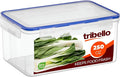Tribello 250 oz Extra Large Airtight Food Storage Containers with SnapTight Lids – Clear, Stackable, BPA-Free Meal Prep Containers for Kitchen, Freezer & Pantry Storage