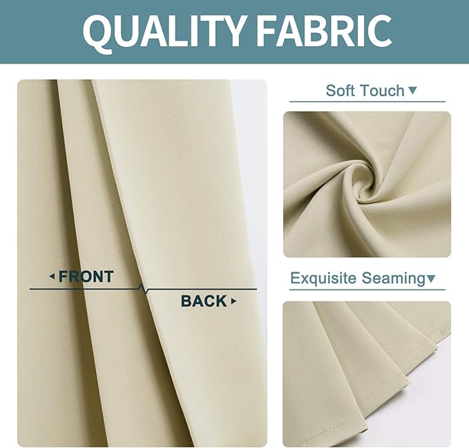 ChrisDowa Blackout Door Curtains - Image 5