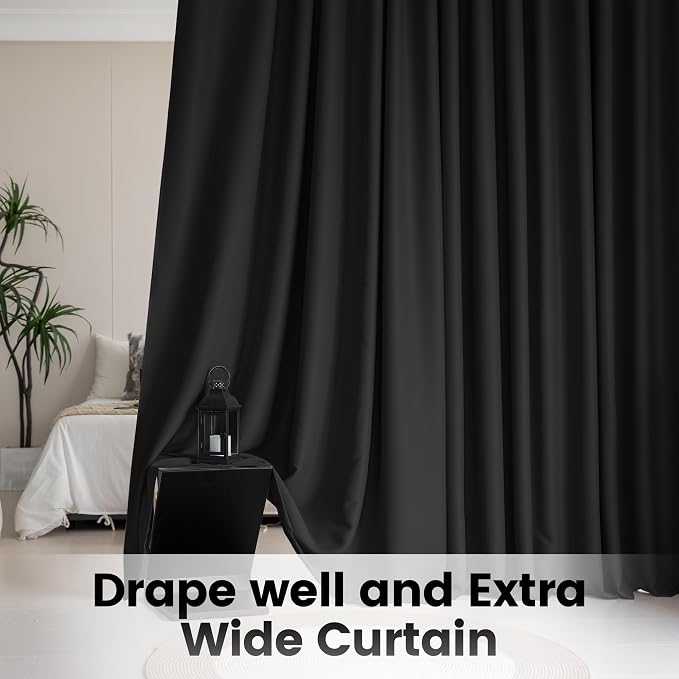 Room Divider Blackout Ceiling Track Curtains - Image 3