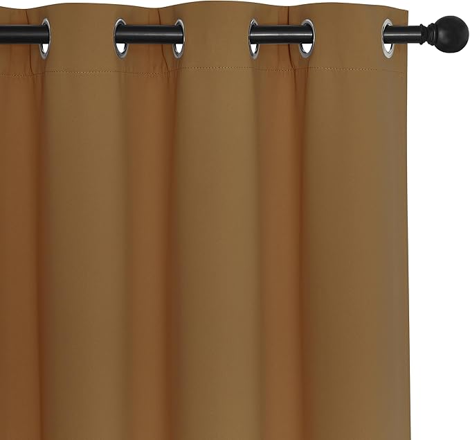 NICETOWN Blackout Sliding Glass Door Curtains, Room Darkening Thermal Insulated - Image 7