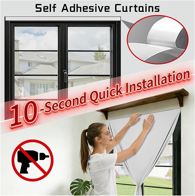 No-Drill 100% Blackout Shade - Image 3