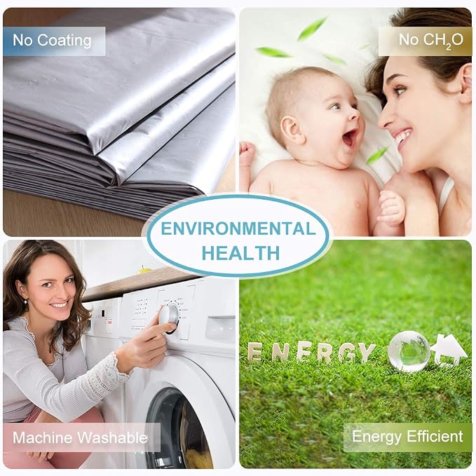 RYB HOME Extra Wide Curtains for Divider Room Separation Soundproof Temporary - Image 8